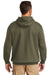 Carhartt CTK121/CTTK121 Mens Hooded Sweatshirt Hoodie w/ Pouch Pocket Moss Green Model Back