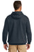 Carhartt CTK121/CTTK121 Mens Hooded Sweatshirt Hoodie w/ Pouch Pocket Navy Blue Model Back