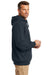 Carhartt CTK121/CTTK121 Mens Hooded Sweatshirt Hoodie w/ Pouch Pocket Navy Blue Model Side