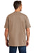 Carhartt CTK87/CTTK87 Mens Workwear Short Sleeve Crewneck T-Shirt w/ Pocket Desert Brown Model Back
