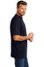 Carhartt CTK87/CTTK87 Mens Workwear Short Sleeve Crewneck T-Shirt w/ Pocket Navy Blue Model Side