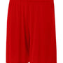 A4 Mens Moisture Wicking Performance Shorts - Scarlet Red