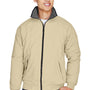 Devon & Jones Mens Classic Full Zip Jacket - Stone Brown