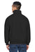 Devon & Jones D700 Mens Classic Full Zip Jacket Black Model Back