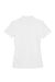 Devon & Jones DG20W Womens CrownLux Performance Moisture Wicking Short Sleeve Polo Shirt White Flat Back