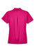 Devon & Jones DG20W Womens CrownLux Performance Moisture Wicking Short Sleeve Polo Shirt Crown Raspberry Pink Flat Back