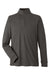 Devon & Jones DG400 Mens New Classics Performance Moisture Wicking 1/4 Zip Sweatshirt w/ Pocket Graphite Grey Flat Front