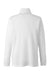 Devon & Jones DG400 Mens New Classics Performance Moisture Wicking 1/4 Zip Sweatshirt w/ Pocket White Flat Back