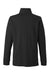 Devon & Jones DG400 Mens New Classics Performance Moisture Wicking 1/4 Zip Sweatshirt w/ Pocket Black Flat Back