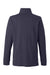 Devon & Jones DG400 Mens New Classics Performance Moisture Wicking 1/4 Zip Sweatshirt w/ Pocket Navy Blue Flat Back