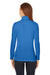 Devon & Jones DG400W Womens New Classics Performance Moisture Wicking 1/4 Zip Sweatshirt French Blue Model Back
