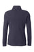 Devon & Jones DG400W Womens New Classics Performance Moisture Wicking 1/4 Zip Sweatshirt Navy Blue Flat Back