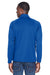 Devon & Jones DG420 Mens Compass Stretch Tech Moisture Wicking Full Zip Sweatshirt w/ Pockets True Royal Blue Model Back