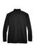 Devon & Jones DG420 Mens Compass Stretch Tech Moisture Wicking Full Zip Sweatshirt w/ Pockets Black Flat Back