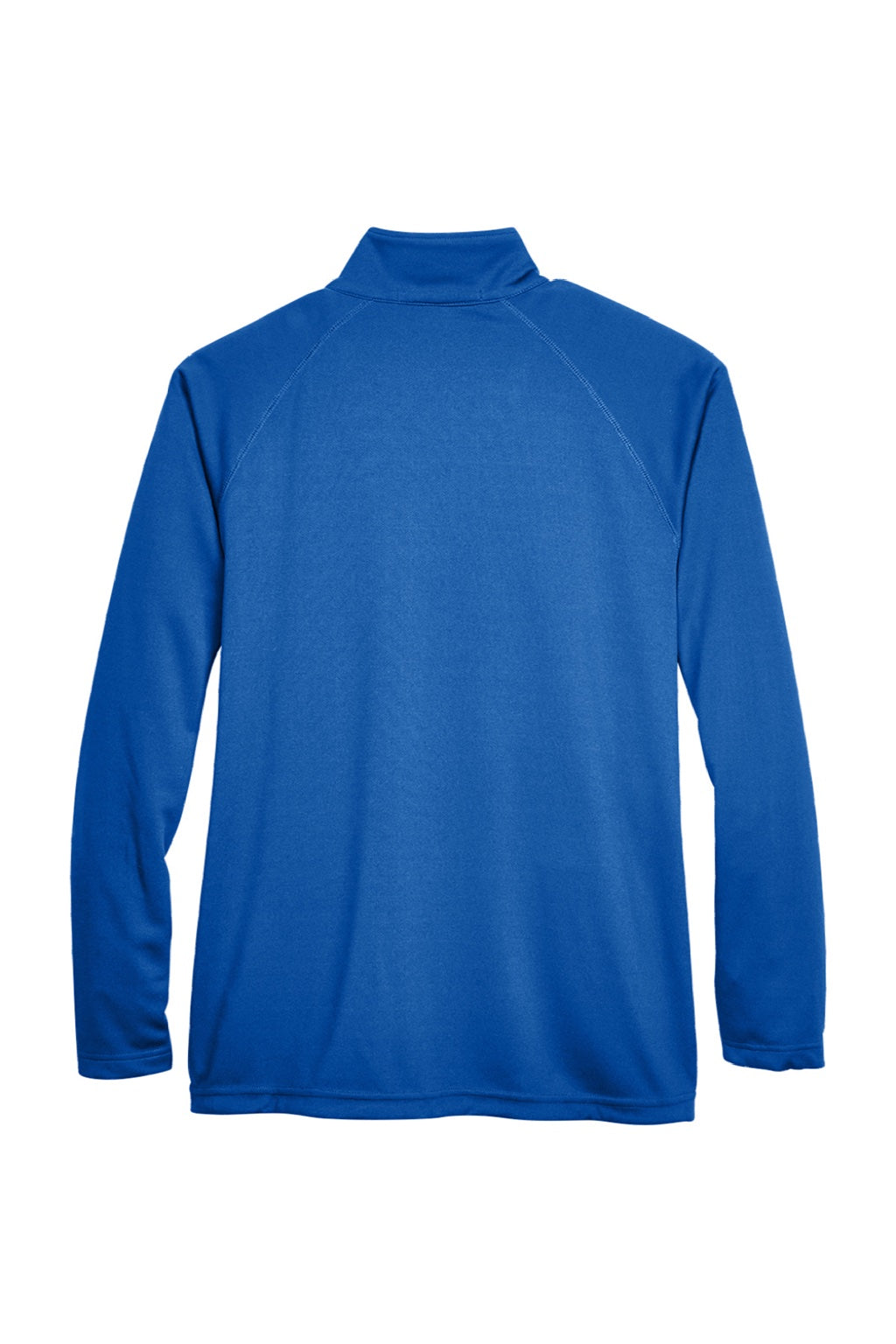 Devon & Jones DG420 Mens Compass Stretch Tech Moisture Wicking Full Zip Sweatshirt w/ Pockets True Royal Blue Flat Back