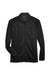 Devon & Jones DG420 Mens Compass Stretch Tech Moisture Wicking Full Zip Sweatshirt w/ Pockets Black Flat Front