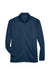 Devon & Jones DG420 Mens Compass Stretch Tech Moisture Wicking Full Zip Sweatshirt w/ Pockets Heather Navy Blue Flat Front