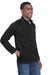 Devon & Jones DG420 Mens Compass Stretch Tech Moisture Wicking Full Zip Sweatshirt w/ Pockets Black Model 3q