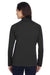 Devon & Jones DG420W Womens Compass Stretch Tech Moisture Wicking Full Zip Sweatshirt w/ Pockets Black Model Back