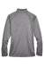 Devon & Jones DG420W Womens Compass Stretch Tech Moisture Wicking Full Zip Sweatshirt w/ Pockets Heather Dark Grey Flat Back