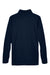 Devon & Jones DG440 Mens Compass Stretch Tech Moisture Wicking 1/4 Zip Sweatshirt w/ Pockets Navy Blue Flat Back