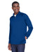 Devon & Jones DG440 Mens Compass Stretch Tech Moisture Wicking 1/4 Zip Sweatshirt w/ Pockets True Royal Blue Model 3q