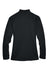 Devon & Jones DG440W Womens Compass Stretch Tech Moisture Wicking 1/4 Zip Sweatshirt w/ Pockets Black Flat Back