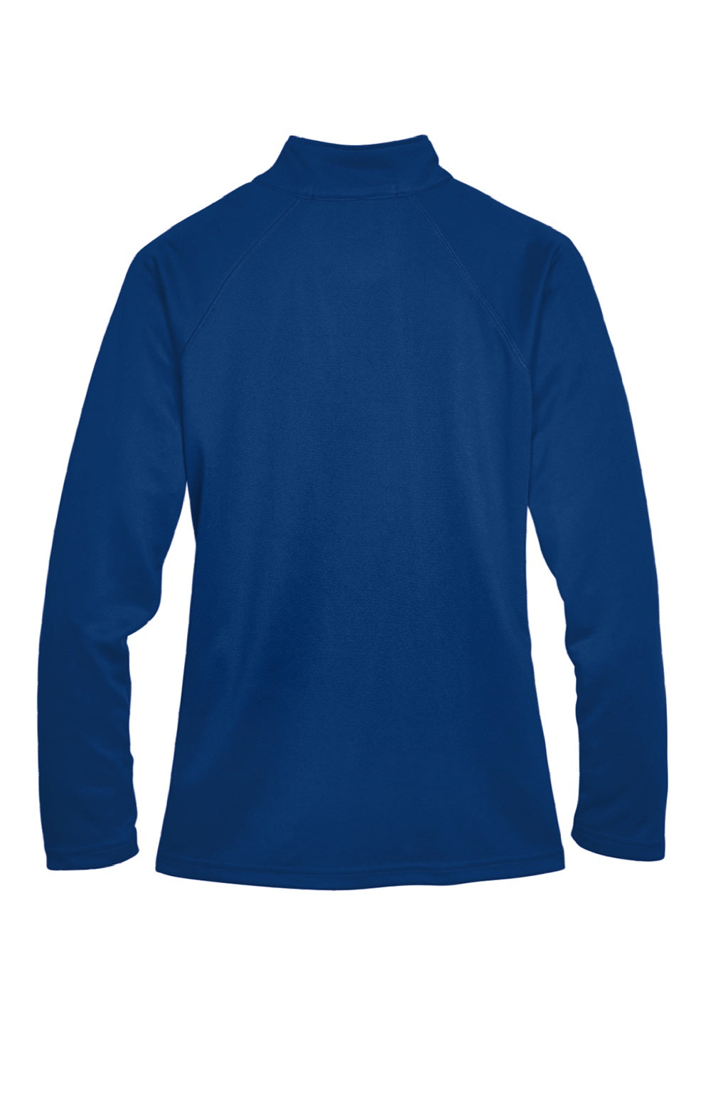 Devon & Jones DG440W Womens Compass Stretch Tech Moisture Wicking 1/4 Zip Sweatshirt w/ Pockets True Royal Blue Flat Back