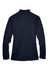 Devon & Jones DG440W Womens Compass Stretch Tech Moisture Wicking 1/4 Zip Sweatshirt w/ Pockets Navy Blue Flat Back