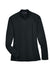 Devon & Jones DG440W Womens Compass Stretch Tech Moisture Wicking 1/4 Zip Sweatshirt w/ Pockets Black Flat Front