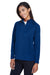Devon & Jones DG440W Womens Compass Stretch Tech Moisture Wicking 1/4 Zip Sweatshirt w/ Pockets True Royal Blue Model 3q