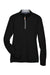 Devon & Jones DG479W Womens DryTec20 Performance Moisture Wicking 1/4 Zip Sweatshirt Black Flat Front