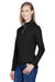 Devon & Jones DG479W Womens DryTec20 Performance Moisture Wicking 1/4 Zip Sweatshirt Black Model 3q