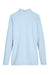 Devon & Jones DG480W Womens CrownLux Clubhouse Performance Moisture Wicking 1/4 Zip Sweatshirt Ocean Blue Flat Back