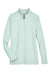 Devon & Jones DG480W Womens CrownLux Clubhouse Performance Moisture Wicking 1/4 Zip Sweatshirt Kelly Green Flat Front
