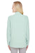 Devon & Jones DG480W Womens CrownLux Clubhouse Performance Moisture Wicking 1/4 Zip Sweatshirt Kelly Green Model Back