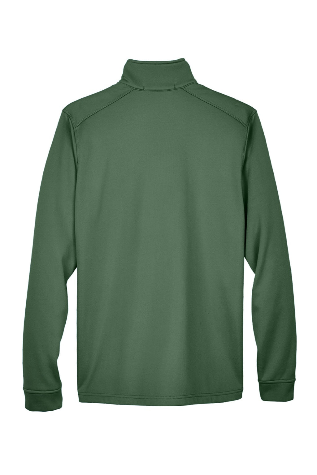 Devon & Jones DG796 Mens Newbury Fleece Full Zip Sweatshirt w/ Pockets Forest Green Flat Back