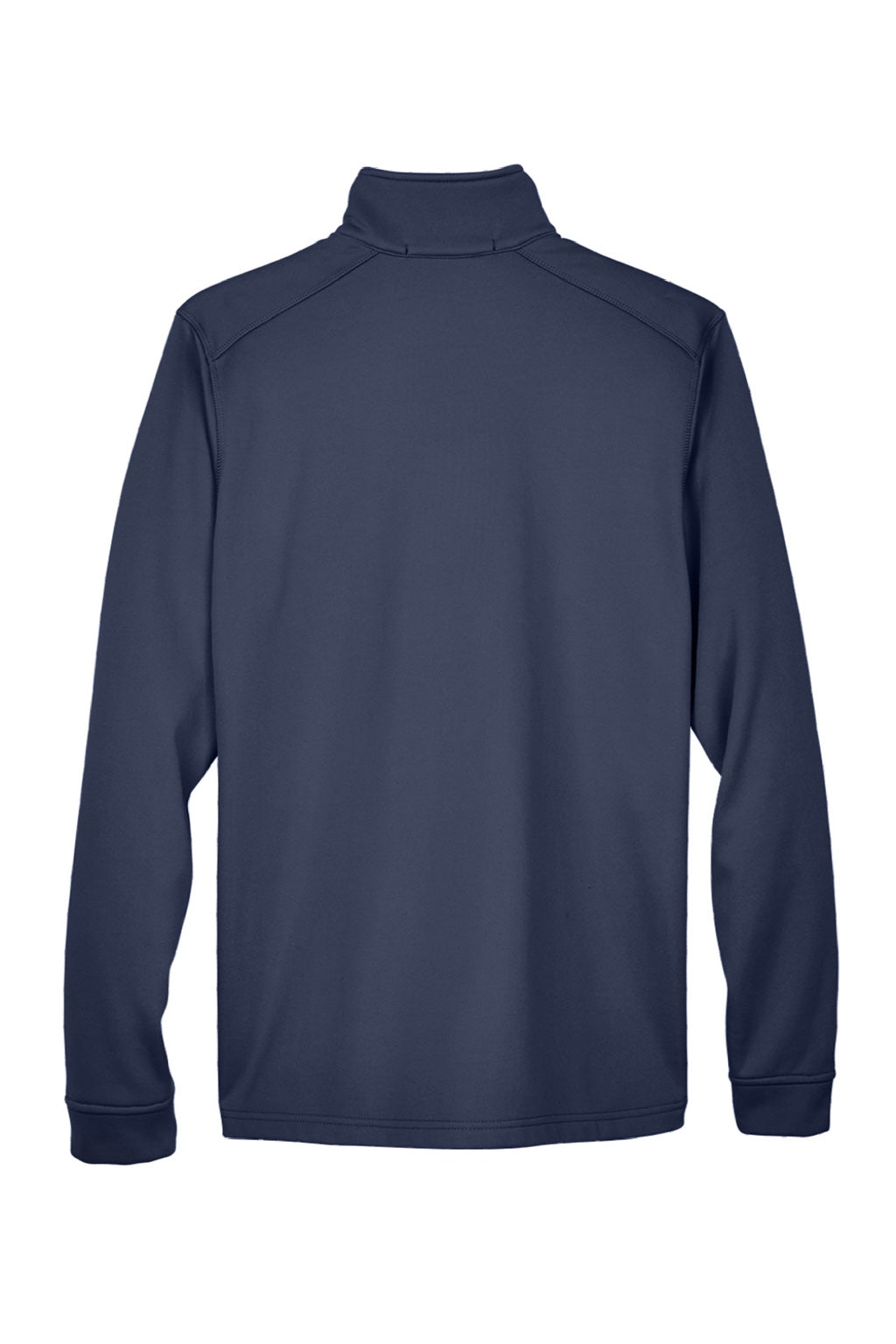 Devon & Jones DG796 Mens Newbury Fleece Full Zip Sweatshirt w/ Pockets Navy Blue Flat Back