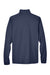 Devon & Jones DG796 Mens Newbury Fleece Full Zip Sweatshirt w/ Pockets Navy Blue Flat Back