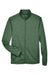 Devon & Jones DG796 Mens Newbury Fleece Full Zip Sweatshirt w/ Pockets Forest Green Flat Front
