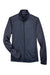 Devon & Jones DG796W Womens Newbury Fleece Full Zip Sweatshirt w/ Pockets Navy Blue Flat Front