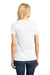 District DM104L Womens Perfect Weight Short Sleeve Crewneck T-Shirt Bright White Model Back