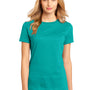 District Womens Perfect Weight Short Sleeve Crewneck T-Shirt - Jade Green - Closeout