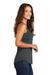District DM138L Womens Perfect Tri Tank Top Black Frost Model Side