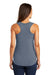 District DM138L Womens Perfect Tri Tank Top Navy Blue Frost Model Back