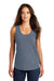District DM138L Womens Perfect Tri Tank Top Navy Blue Frost Model Front