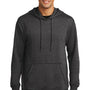 District Mens Fleece Hooded Sweatshirt Hoodie w/ Pouch Pocket - Heather Black