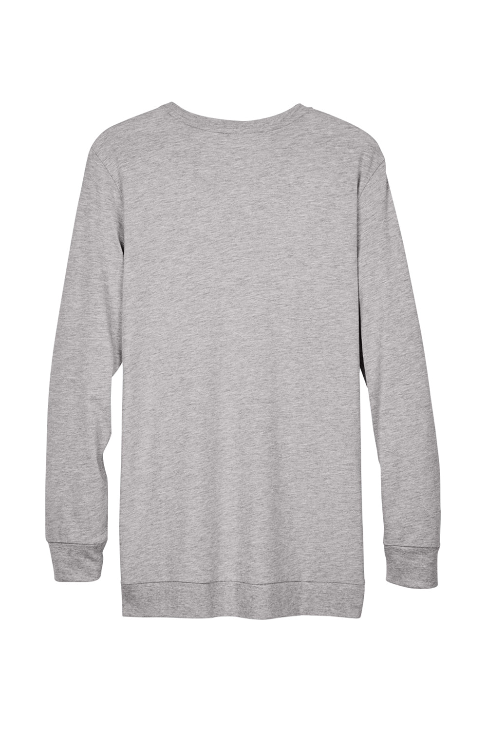 Devon & Jones DP181W Womens Perfect Fit Ribbon Cardigan Sweater Heather Grey Flat Back