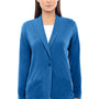 Devon & Jones Womens Perfect Fit Cardigan Sweater - French Blue - Closeout