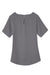 Devon & Jones DP613W Womens Perfect Fit Boat Neck Short Sleeve Blouse Graphite Grey Flat Back